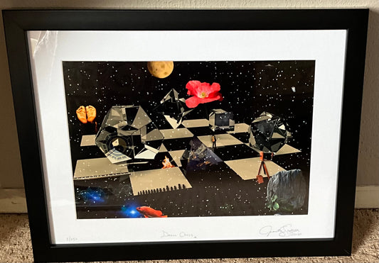 “Dream Chess” 1st Edition Print 4/250 - ~14”x18” Framed and Matted