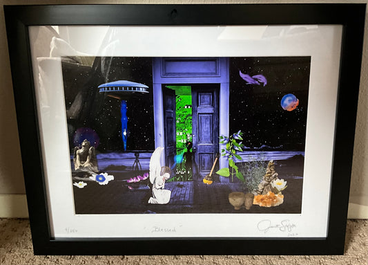 “Blessed” - 14”x18” 1st Edition Print #4/250 - Professionally Framed, Matted & Signed