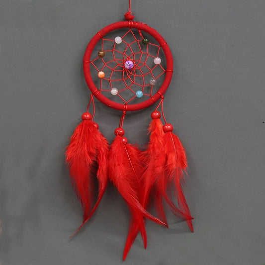 1Pc Hanging Ornaments Dream Catcher Feather Decoration Craft Gift Dreamcatcher Wall Bedroom Decor