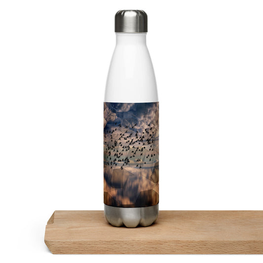 Stainless Steel Water Bottle  - Beacon of Hope and Light Design 5