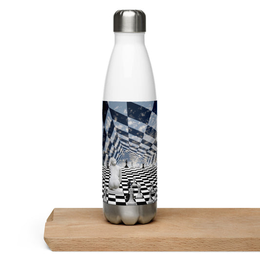 Stainless Steel Water Bottle  - Beacon of Hope and Light Design 7