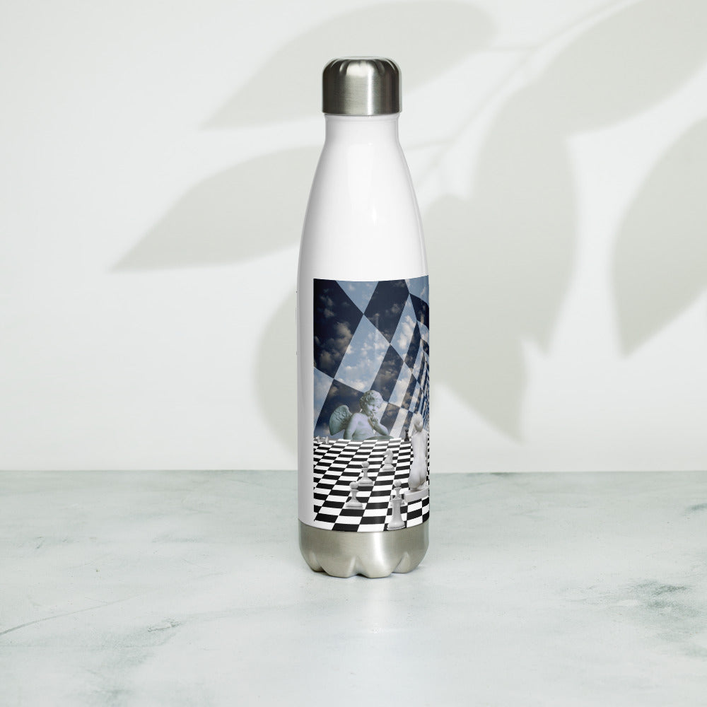 Stainless Steel Water Bottle  - Beacon of Hope and Light Design 6