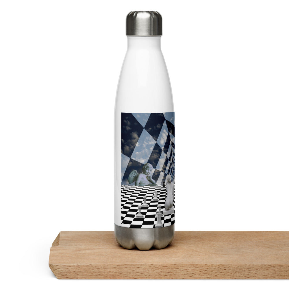 Stainless Steel Water Bottle  - Beacon of Hope and Light Design 7